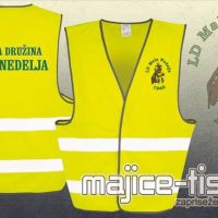 lovska druzina mala nedelja _ odsevni brezrokavnik s tiskom